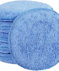Microfiber Wax Applicator Pads For Car Detailing 5 Inch Foam Buffing Pads With Built In Sponge High Absorbency And Elastic Sponge Layer