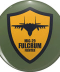 MIG 29 Fulcrum Patch Pin Lapel Pin Brooch 0.75 Inch Metal Resin Cartoon Cute Fashion Jewelry For Clothing Bags Hats Scarves Dress Jackets Backpacks