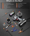 Box contents of 2 In 1 Handheld MIG And Stick Welder For Home DIY And Farm Repair PLOWIC 250A Portable 110V Gasless Flux Core Welder