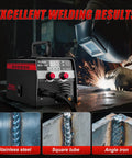 3 in 1 MIG TIG Stick Welder for Home DIY and Metal Repair, 145A Flux Core Inverter Gasless Welder With Synergy Control in use