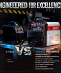 Dual Voltage 110V 220V MIG Welder With Large LED Display 3 In 1 Flux Core MIG Lift TIG MMA Welding Machine Synergy Pro Grade 2T 4T