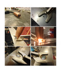MIG Welding Torch Spot Weld Adapter Kit with forked jaw pliers and nozzle for duplicating full penetration OE welds