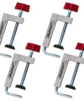 Universal Fence Clamp Set For Miter Saws And Router Tables Milescraft 7209 Four Pack With Three Eighths Inch Rod, Rigid Aluminum Body