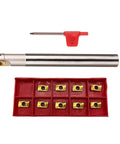 Beefy 90 Degrees BAP 300R Square Shoulder End Milling Arbor Kit With APMT1135 Coated Carbide Inserts for steel finishing