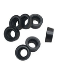 20 Pack RCMT0602M0 P1025 And RCMT0602M0 P1130 Circular Milling Cutter Inserts in gray color, beefy hard alloy, front view