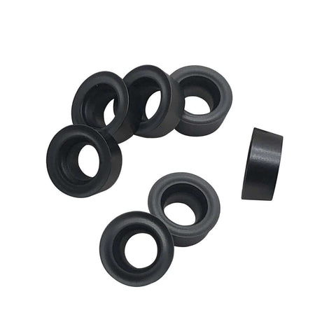 20 Pack RCMT0602M0 P1025 And RCMT0602M0 P1130 Circular Milling Cutter Inserts in gray color, beefy hard alloy, front view