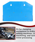 58 Piece Pro Series One Half Inch T Slot Clamp Kit For Bridgeport Milling Machines on blue steel background