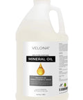 Food Grade Mineral Oil 90 Viscosity NF USP Grade For Cutting Boards Countertops Butcher Blocks Stainless Steel Knives Tools Machines And Equipment 64 Fl Oz Made In The USA Velona bottle