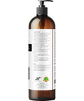 Side view of Food Grade Mineral Oil 70 Viscosity NF USP Grade 8 Fl Oz bottle with label, pump dispenser