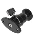 Mini Ball Head With Ceiling Mount For CCTV And Video Wall Monitors Mount 1/4-20 Screw 360 Degree Rotation And 90 Degree Tilt CNC