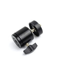 Close-up of Three Pack Mini Ball Head Mount with 1/4 Inch Thread for Universal Fit, 360 Degree Swivel Rotation, Compact Camera Tripod Accessory