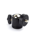 Three Pack Mini Ball Head Mounts With 1/4 Inch Thread For Universal Fit, 360 Degree Swivel Rotation, shown in close-up view