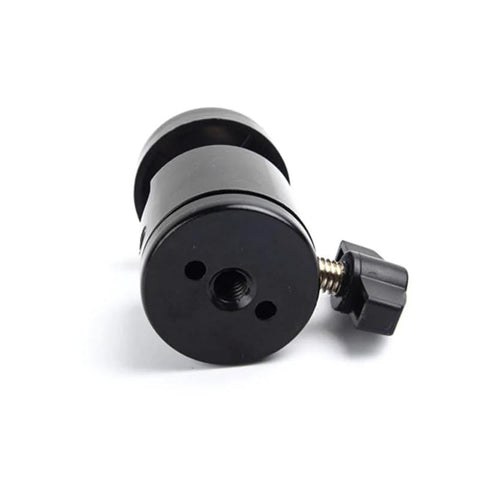 Close-up of Three Pack Mini Ball Head Mounts With 1/4 Inch Thread For Universal Fit, 360 Degree Swivel Rotation, camera tripod accessory.