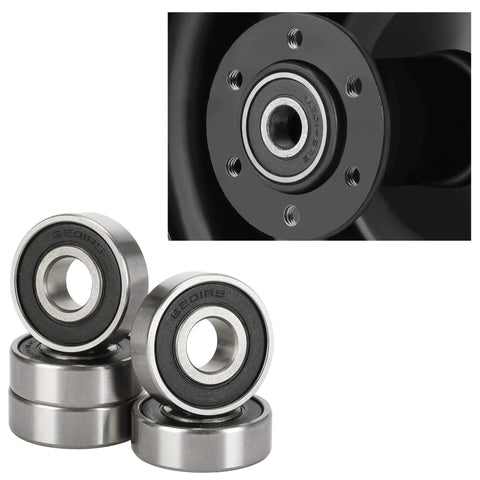 Mini Bike Wheel Bearing Front And Rear Kit Grehua Easy Bolt On compatible with Coleman CT100U CC100X Motovox MBX10 MBX11 Baja 97cc