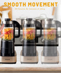 Splicable Mini Caster Wheels 24 Pieces With 360 Degree Swivel And Self Adhesive Stick On Sliders on kitchen blender for easy movement