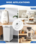 8 Pcs Self Adhesive Mini Caster Wheels Set For Appliances And Cabinets with wide applications like humidifier, coffee machine, dustbin, juicer