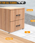 Wooden cabinet on 0.5 Inch Mini Caster Wheels Set With Metal Plate Self Adhesive Low Profile Casters moving smoothly on various floor types.