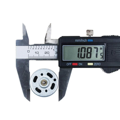 6-12V Mini DC Motor High Torque Gear for Traxxas R/C and Power Wheels PCB DIY Electric Drill with caliper measurement