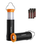 2 In 1 Mini Lanterns And Flashlights With 3 Modes And Zoomable LED Beams, 2 Pack Grab And Go Portable Outdoor Lighting