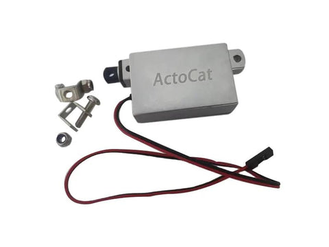 Mini Linear Actuator with 1.2 Inch Stroke and 22 Lb Thrust for Window Opener DIY Projects, 12V DC with brackets and wiring