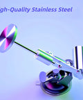 High-quality stainless steel mini linear actuator for DIY robotics with adjustable suction base and variable speed motion.