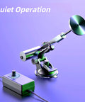 20N mini linear actuator for DIY robotics with adjustable angles and suction base, showing quiet operation and control box, ideal for automation.