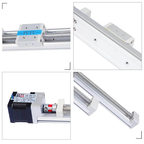 Mini Linear Motion Guide Actuators Linear Rail Ball Screw Small Linear Motorized Nema 14 2-Phase Stepper Motor 100mm Stroke