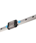 Miniature Linear Rail Guide 12mm Wide With Four Point Contact For Precision Movement, Ball Retainer And Lubrication System, 150mm length view