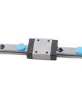 Ultra Compact 7mm Wide Miniature Linear Rail Guide With 4 Point Contact High Precision Motion Built In Lubrication System Lightweight Slide Block
