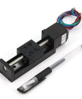 Mini Linear Rail Guide Small Sliders Lead Screw T6x1 with Nema 11 Stepper Motor for CNC Router Parts X Y Z Linear Stage Actuator 50mm Effective Stroke