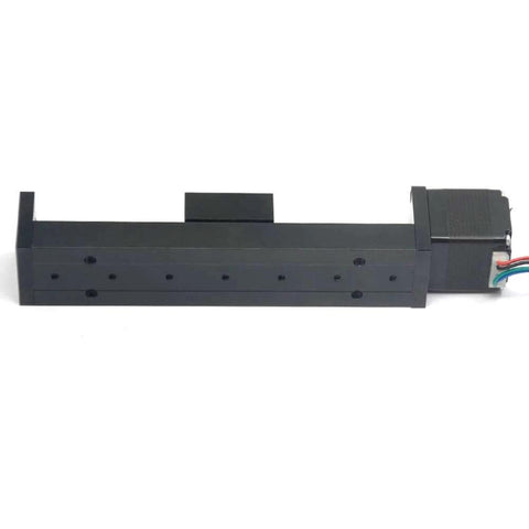 Mini Linear Rail Guide Slide Actuator T6x1 Lead Screw with NEMA11 Stepper Motor,100mm Effective Stroke Length for CNC Router