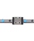 LML9B Miniature Linear Rail Guide With 9mm Width Slide Block Ball Retainer And Built In Lubrication System, front view