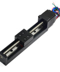 Mini Linear Rail Guide Slide Actuator T6x1 Lead Screw with NEMA11 Stepper Motor,100mm Effective Stroke Length for DIY CNC Router Parts