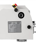 Side view of 8 X 14 Inch Mini Metal Lathe With Variable Speed 2250 RPM 600W Motor, showing stud gear box details for precision machining.