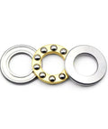 6mm Bore Miniature Planar Bearing with 12mm outer diameter and 4.5mm thick shaft support, brass cage axial thrust ball bearing