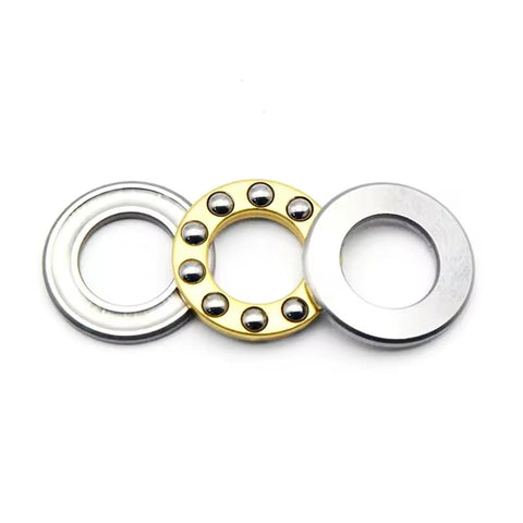6mm Bore Miniature Planar Bearing with 12mm outer diameter and 4.5mm thick shaft support, brass cage axial thrust ball bearing