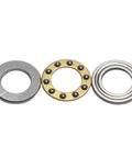 10 Pack Miniature Thrust Ball Bearings STYUI F10 17M 10mm Bore 17mm Outer Diameter 5mm Thick Brass Cage Chrome Steel components