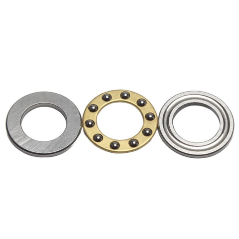 10 Pack Miniature Thrust Ball Bearings STYUI F10 17M 10mm Bore 17mm Outer Diameter 5mm Thick Brass Cage Chrome Steel components