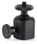 Universal Tripod Ball Head With One Quarter Inch Thread Mount 360 Degree Rotatable And Ninety Degree Tilting For Cameras