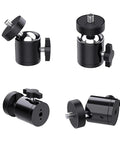 Six Pack Mini Universal Ball Heads For Tripods And Mounts With One Quarter Inch Thread 360 Degree Rotation And 90 Degree Tilt
