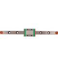 Miniature 9mm linear rail system with slide block ball retainer and lubrication for CNC machines and 3D printers