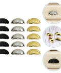 Thirty Pcs Miniature Alloy Knobs For Dollhouse Cabinets And Drawers One Twelfth Scale Tiny Drawer Pulls in assorted finishes