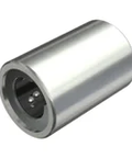 Side view of Single Miniature Linear Bushing, High Carbon Steel, 4 mm ID × 8 mm OD, Standard Type with Two End Seals, Precision Accuracy Grade