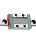 Miniature Linear Guide Rail 9mm Wide With Slide Block Ball Retainer And Lubrication System for automatic equipment shown in close-up