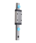 Miniature Linear Rail Guide 100mm Long, 9mm Wide With Ball Retainer And Built In Lubrication System, steel view