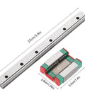 Miniature 12mm Wide Linear Rail Guide With Ball Retainer And Built In Lubrication System for automatic equipment, measuring machines