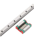 Miniature 12mm Wide Linear Rail Guide With Ball Retainer And Built In Lubrication System For Automatic Equipment And Measuring Machines 150mm