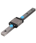 Miniature Linear Rail Guide 12mm Wide With Four Point Contact For Precision Movement, ball retainer and lubrication system