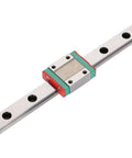 Miniature 12mm Wide Linear Rail Guide With Ball Retainer And Built In Lubrication System For Automatic Equipment 150mm Travel Length