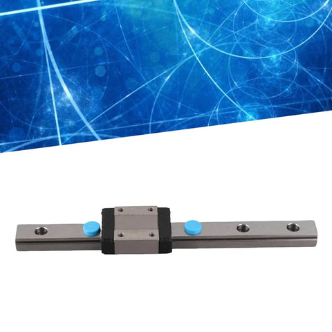 Miniature Linear Rail Guide 12mm Wide With Four Point Contact For Precision Movement, Ball Retainer And Lubrication System